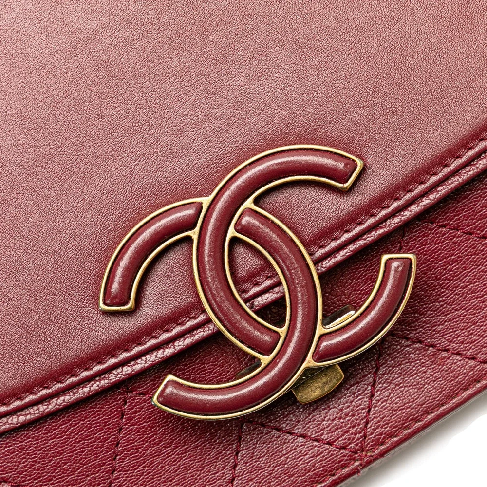 Pre-Loved Chanel Medium Calfskin Coco Curve Flap